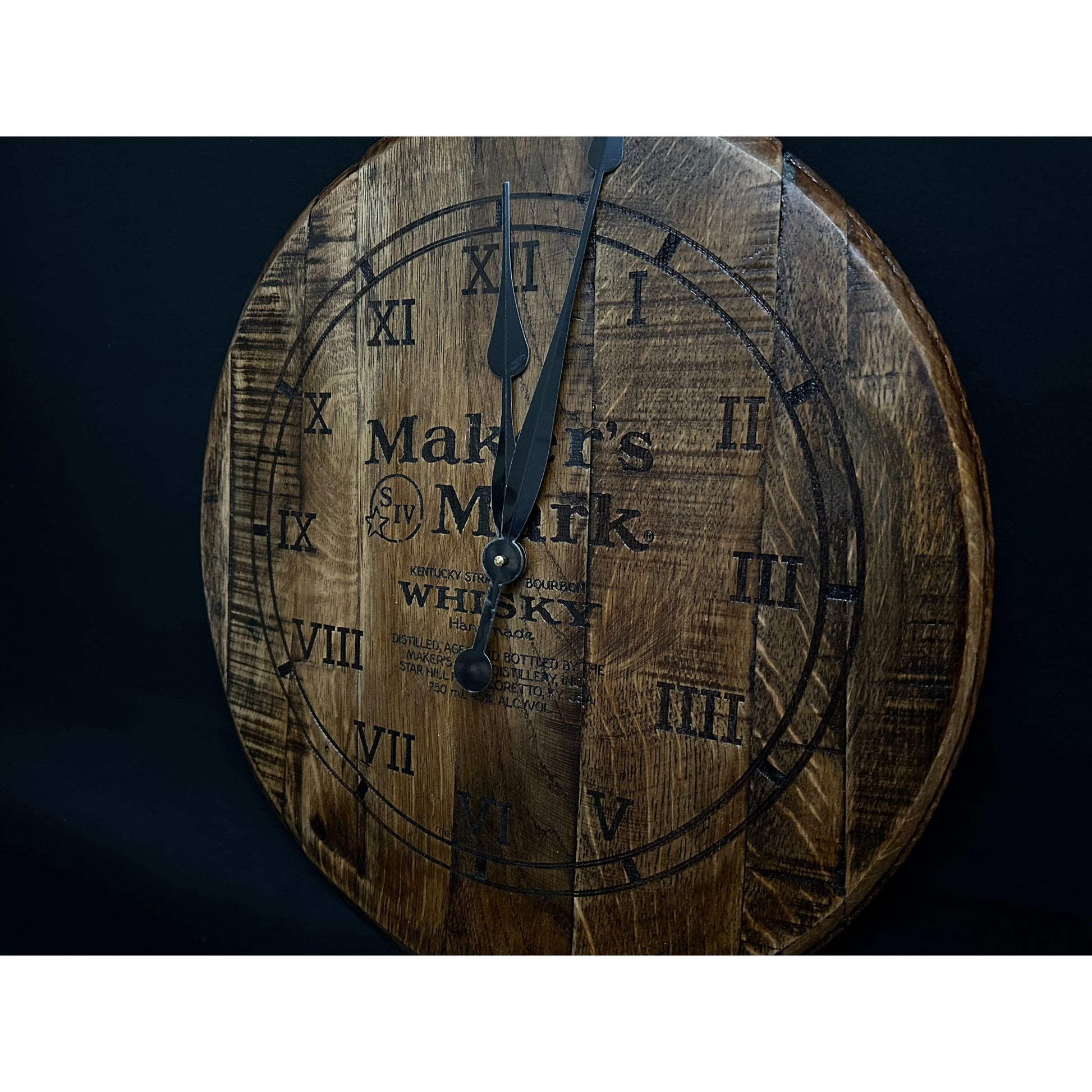 Wall Clock | Whiskey Barrel Top (Lid)