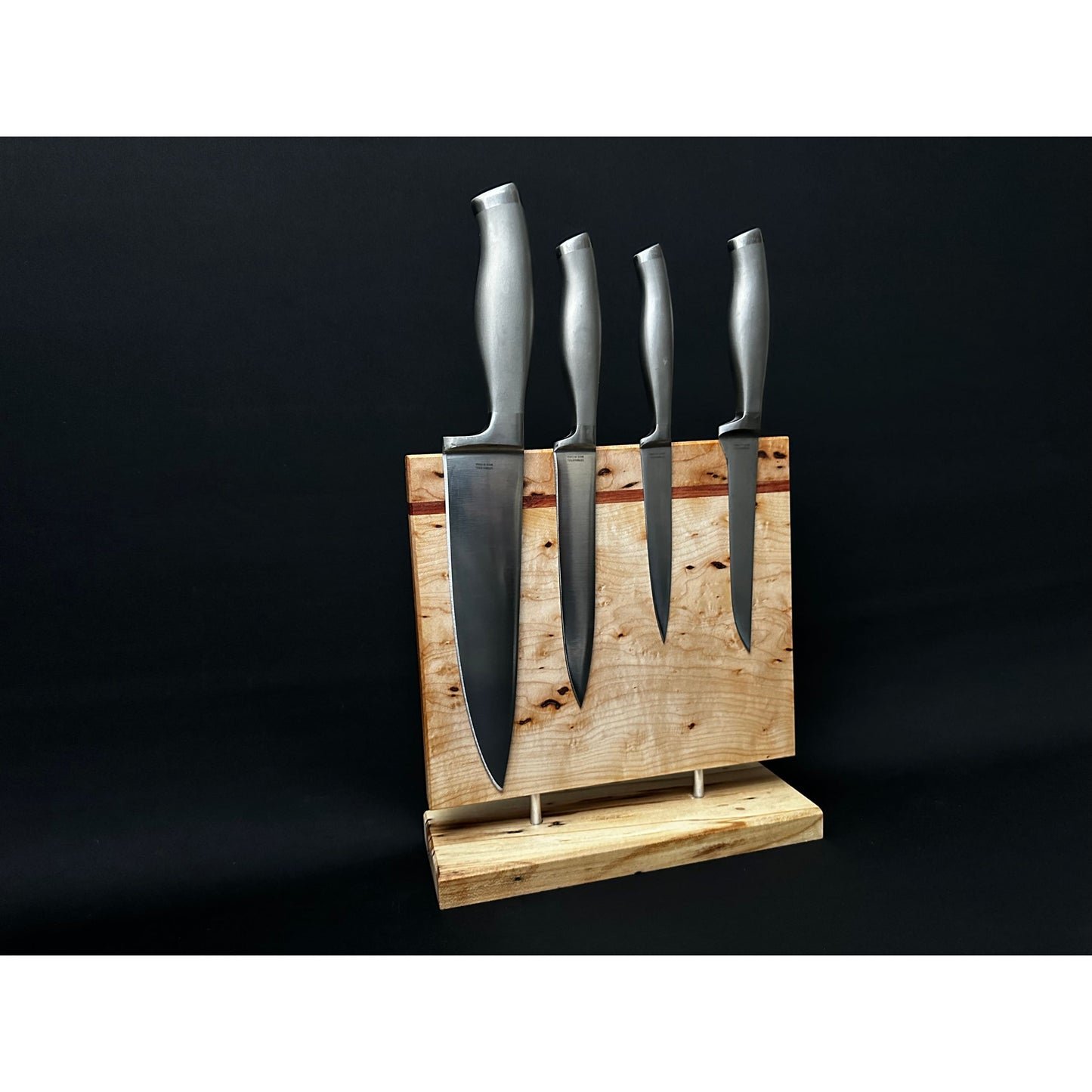 Kitchen Knife Holder - Counter Top | Hardwood