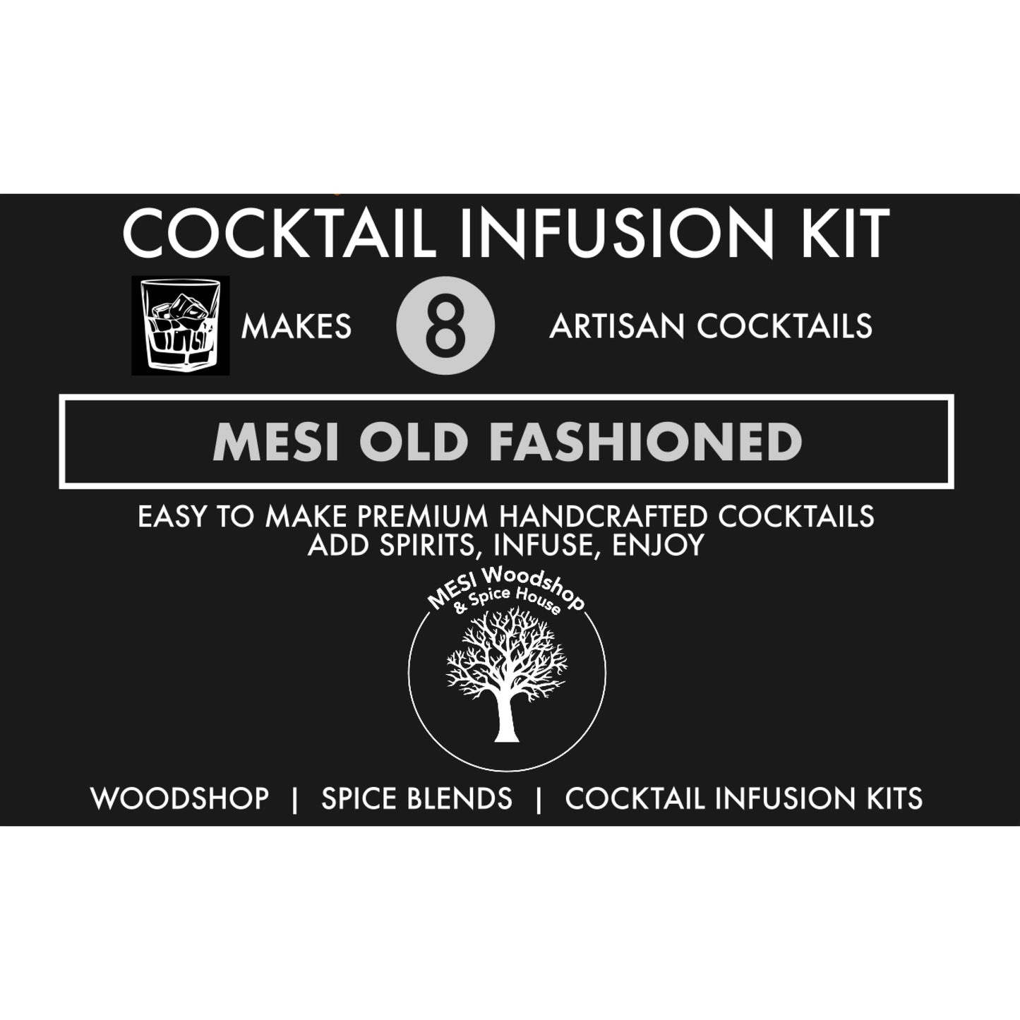 MESI Old Fashioned Cocktail Infusion Kit