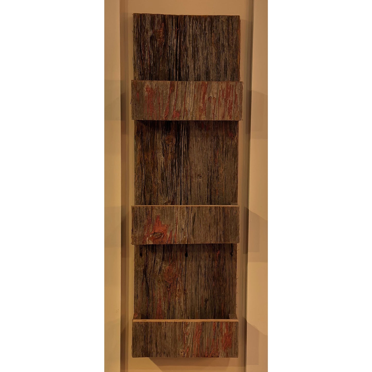 Book Holder | Letter Holder | Magazine Rack | Barnwood