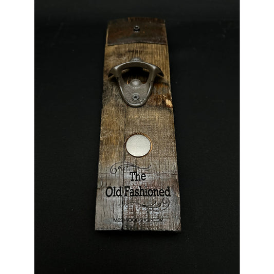 Bottle Opener | Wall Mounted with Magnetic Bottle Cap Catcher