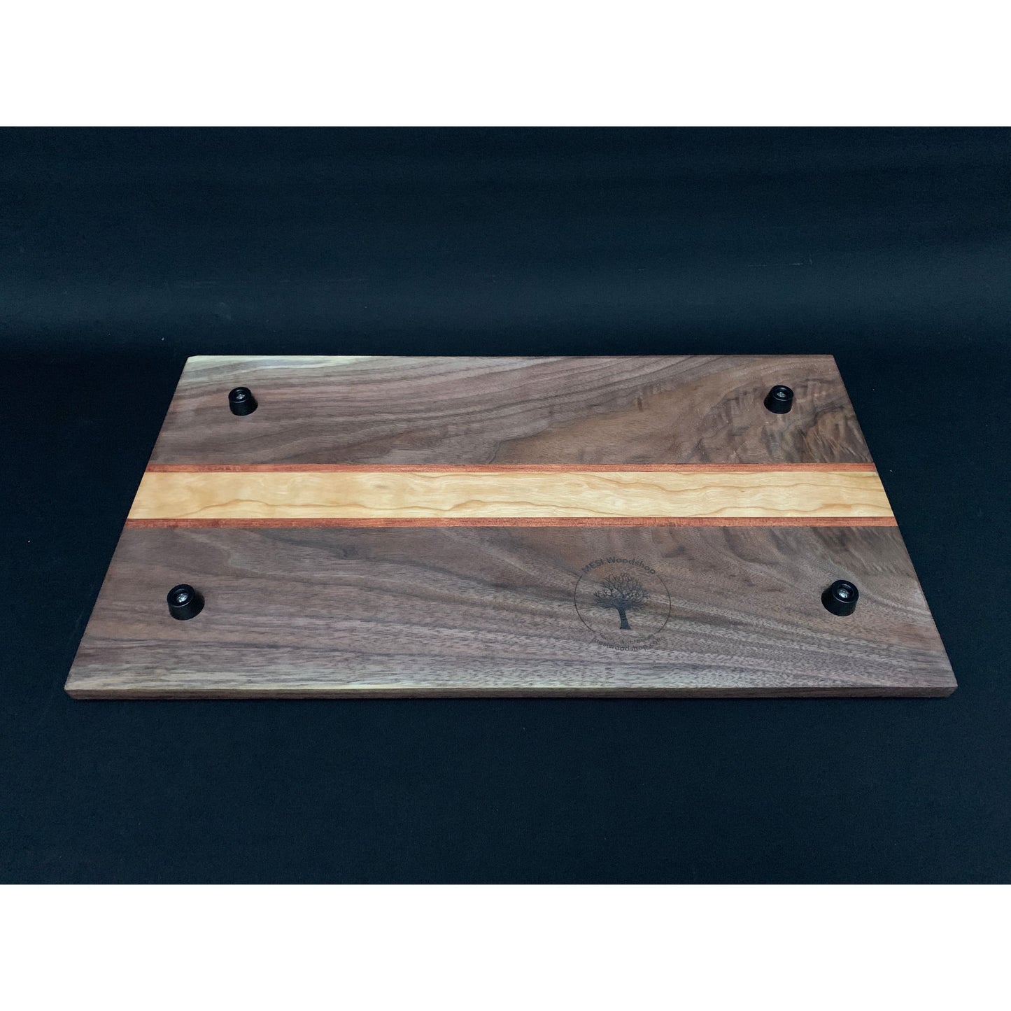 Challah Cutting Board | Serving Tray | Non-slip | Hardwood