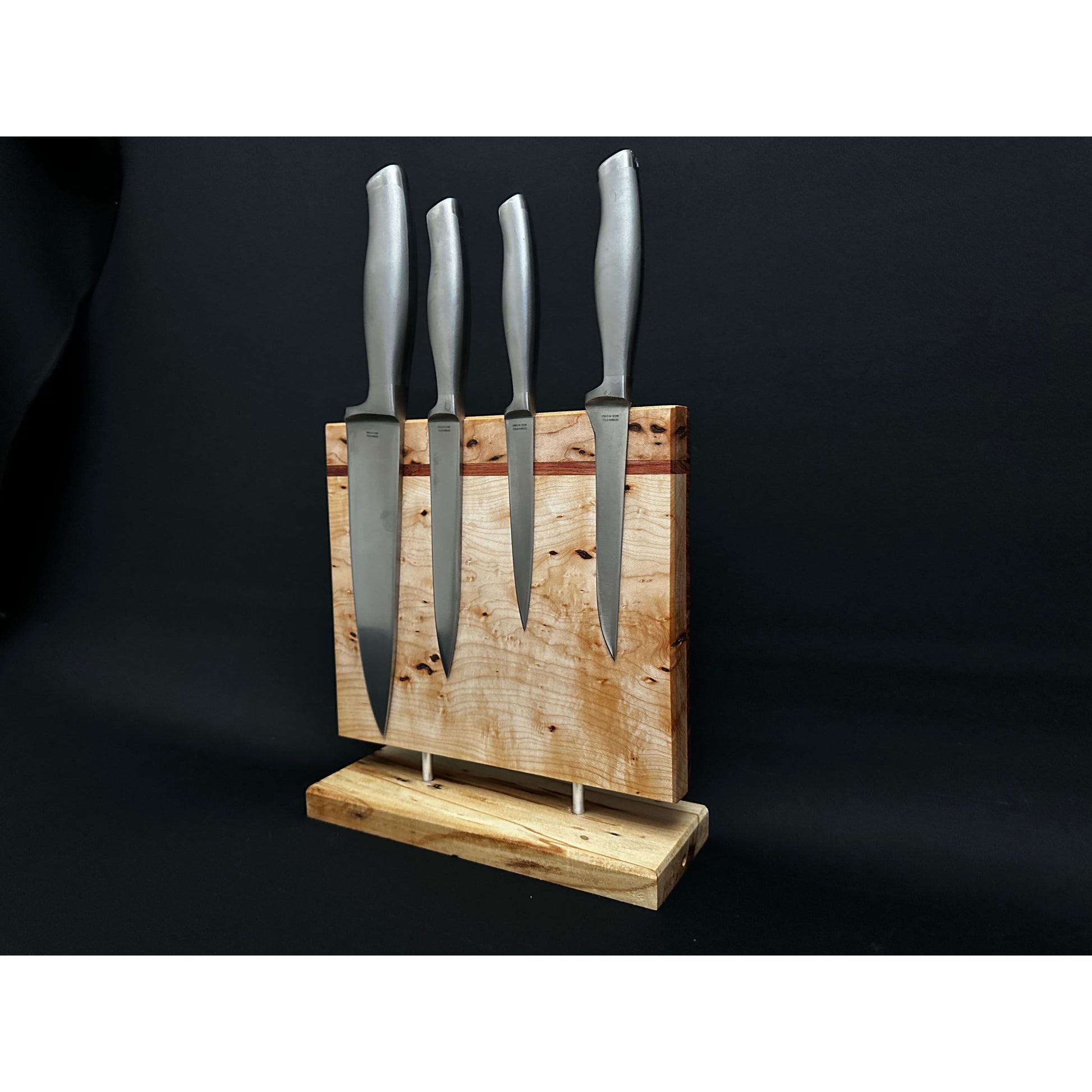 Kitchen Knife Holder - Counter Top | Hardwood