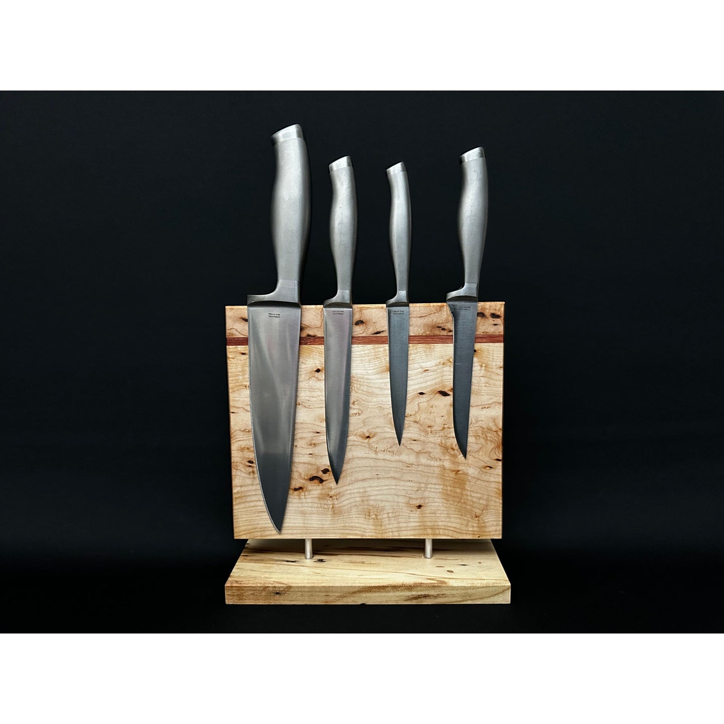 Kitchen Knife Holder - Counter Top | Hardwood