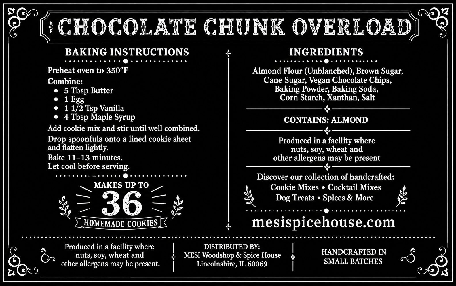 Gluten Free Cookie Mix