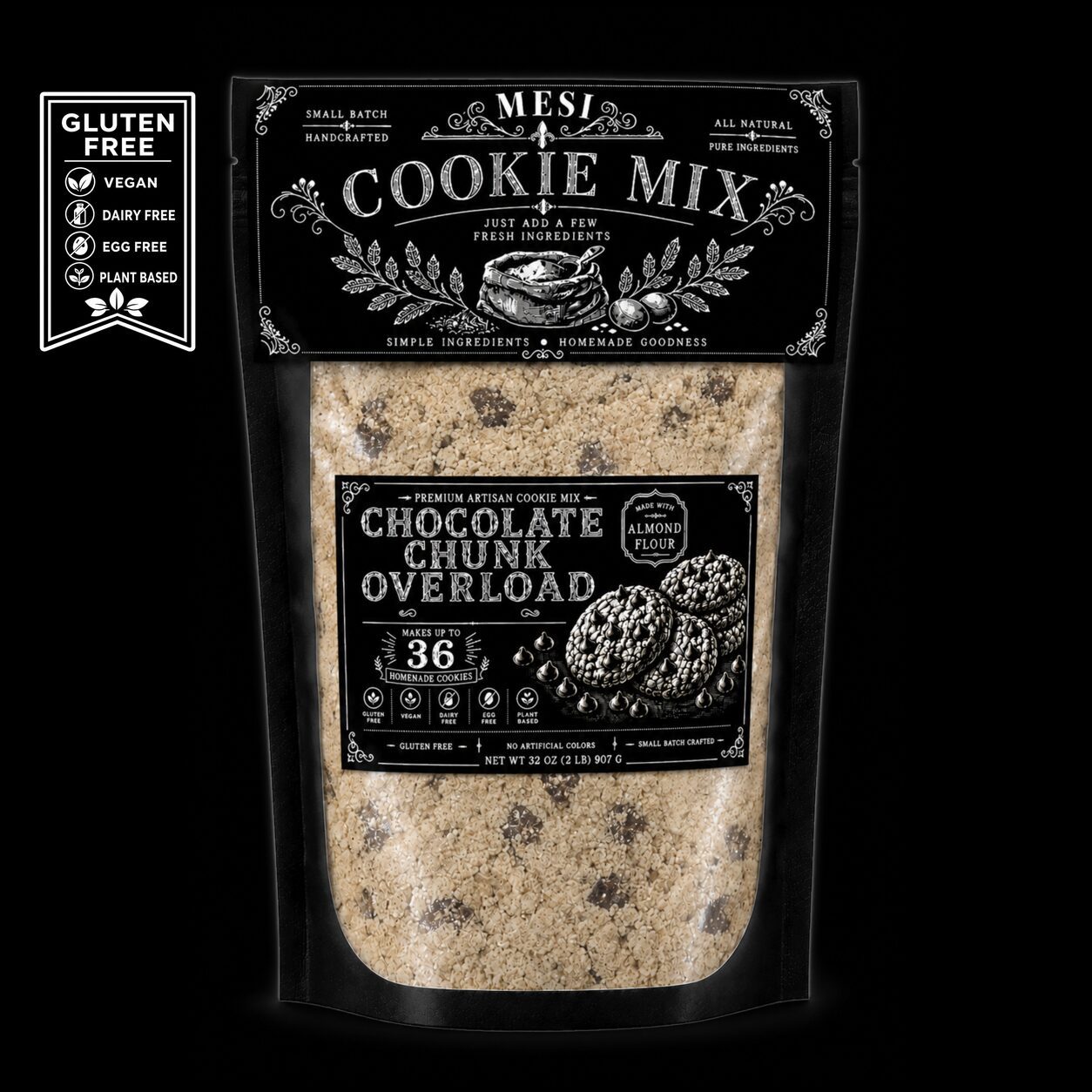 Gluten Free Chocolate Chip Cookie Mix