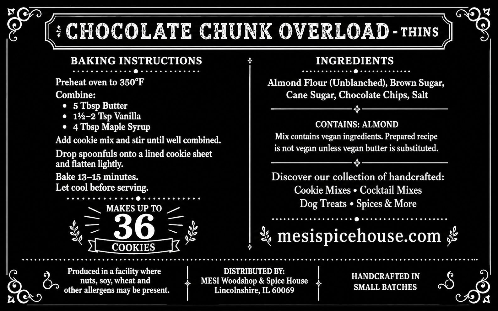 Gluten Free Cookie Mix