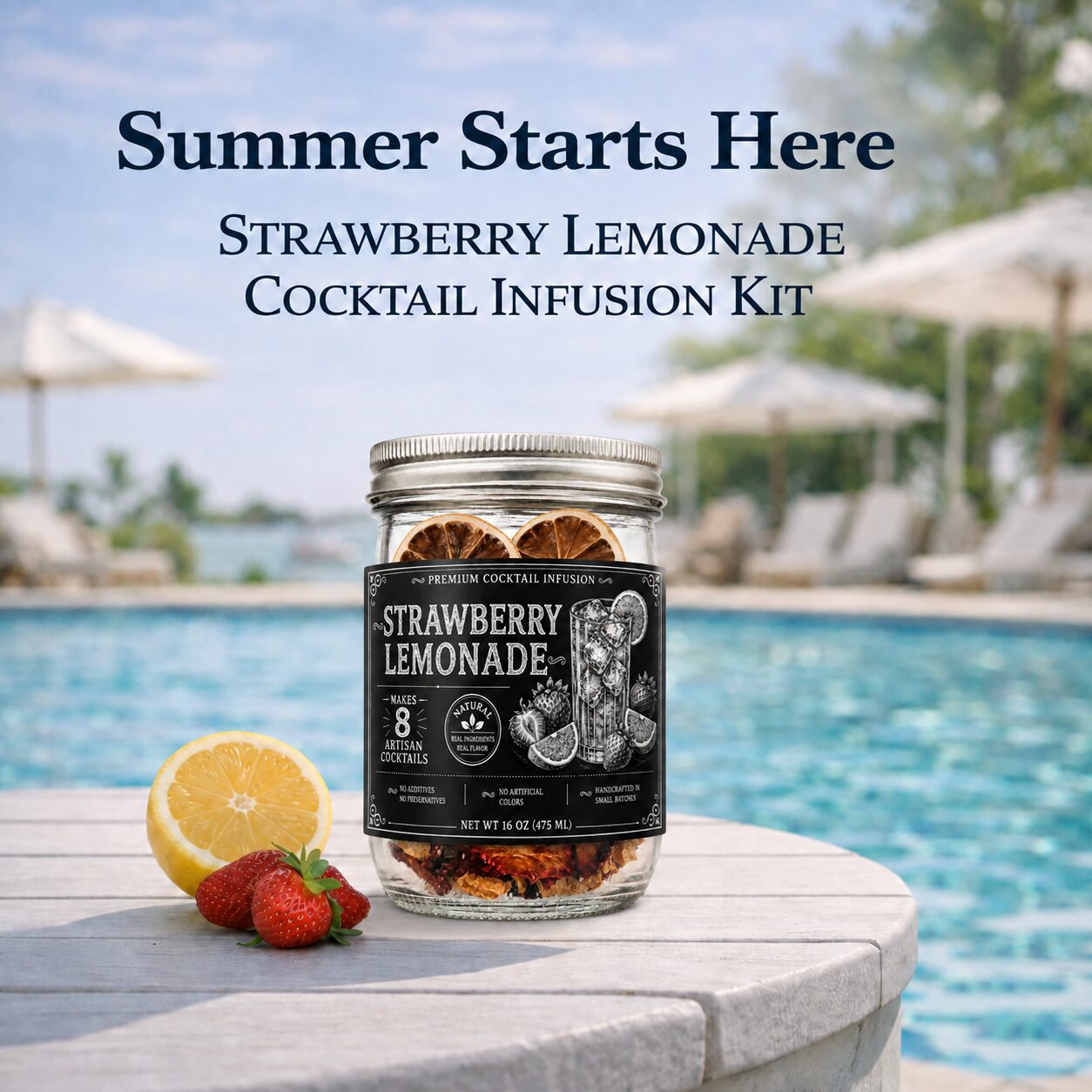 Strawberry Lemonade Cocktail