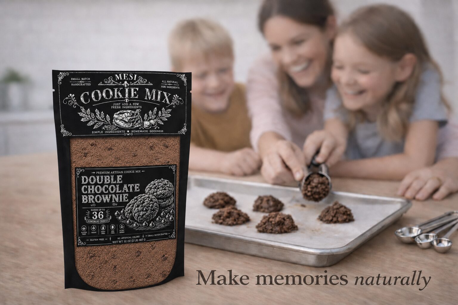 Double Chocolate Brownie Cookie Mix