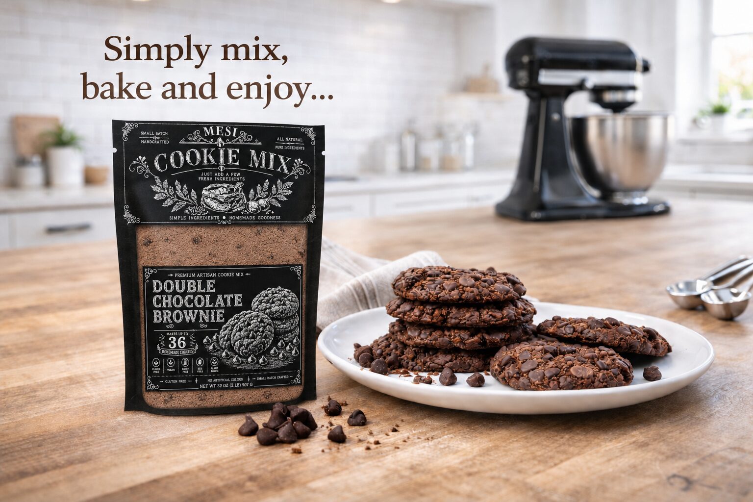 Double Chocolate Brownie Cookie Mix