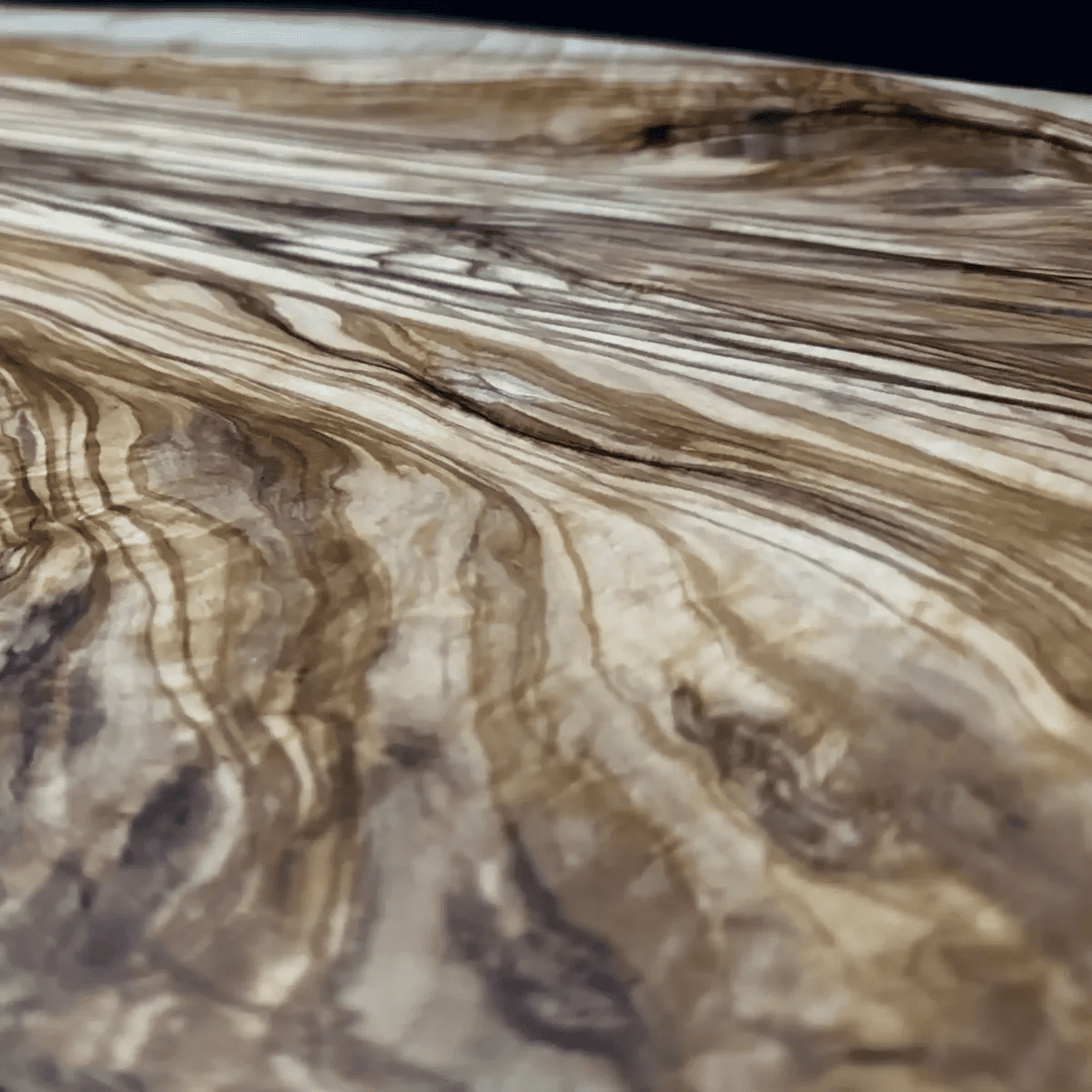 Olive Wood Close Up View