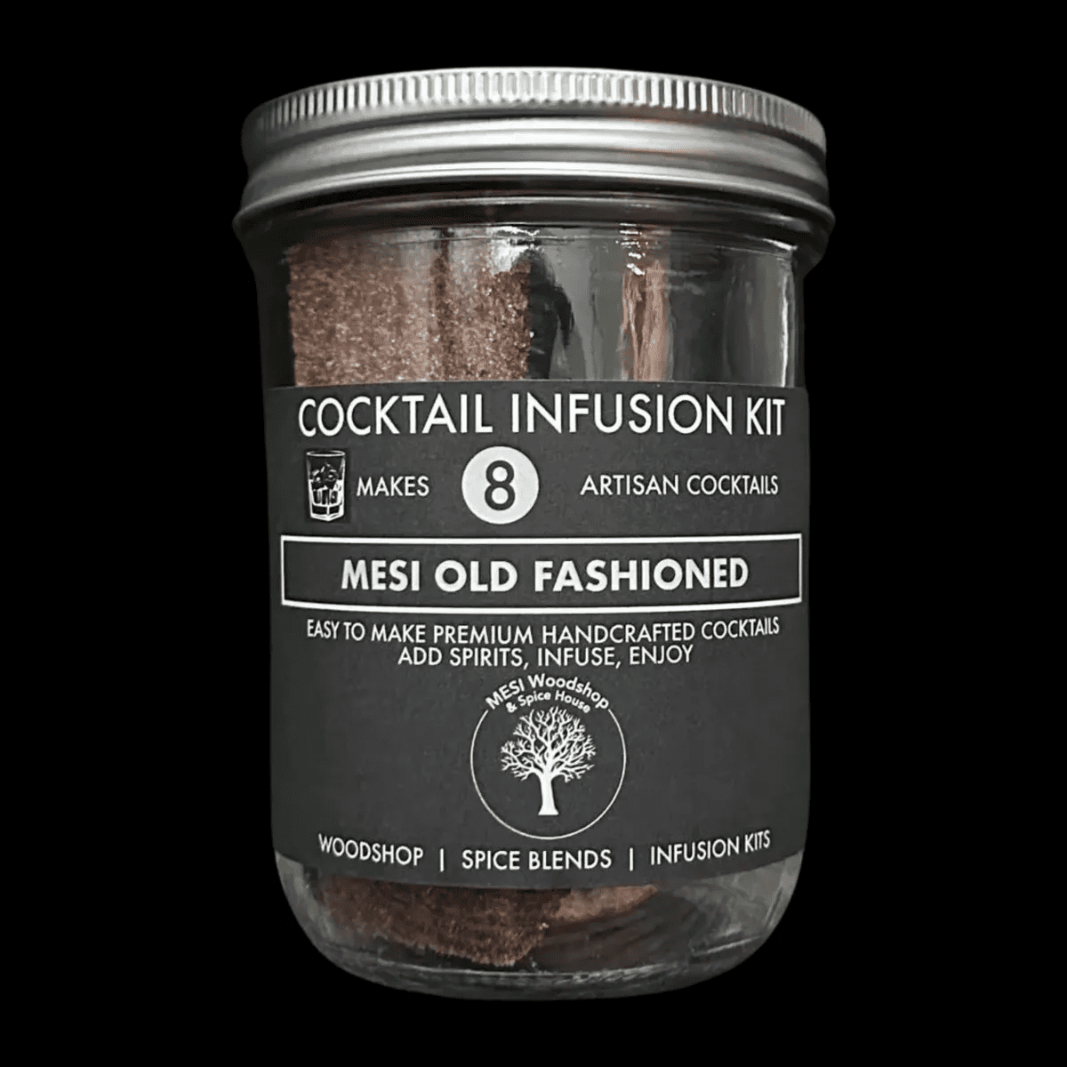 Cocktail infusion kit in a jar.