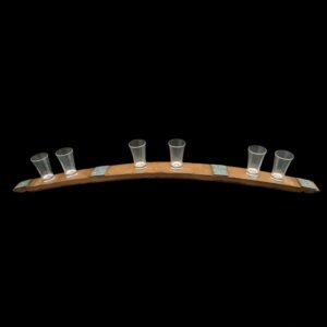 Whiskey Barrel Shot Glass Flight