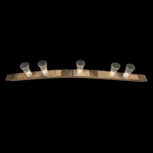 Whiskey Barrel Shot Glass Flight