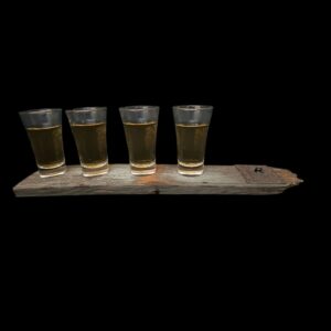 Whiskey Barrel Shot Glass Flight